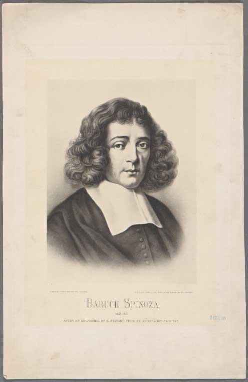오늘날의 신경과학은 아직 충분히 발전하지 못했음에도 불구하고 스피노자의 개념보다 훨씬 정교한 논리를 과학적으로 증명해내고 있다. 익명의 화가가 그린 스피노자(Baruch Spinoza, 1632-1677)의 초상화(1898년 작). 뉴욕공립도서관 디지털 컬렉션. 출처: https://digitalcollections.nypl.org/items/bcde96c1-01ef-d2e2-e040-e00a1806480c